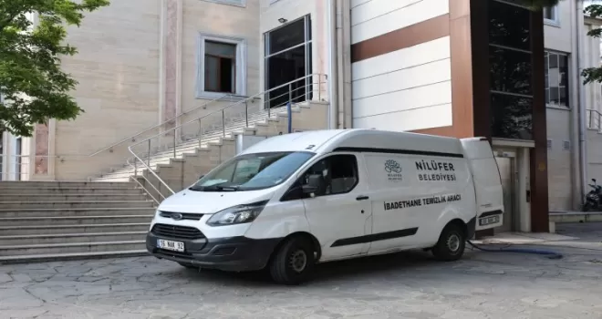 Bursa Nilüfer’in ibadethanelerinde bahar temizliği