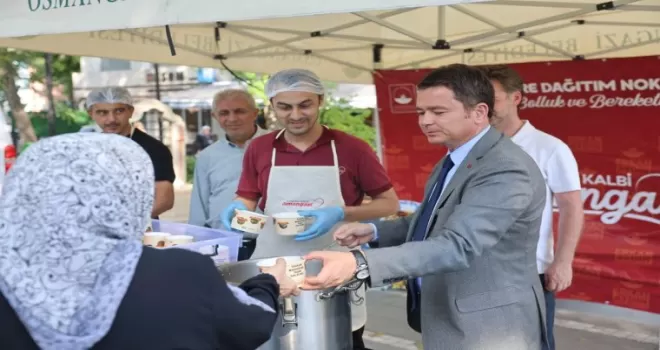Bursa Osmangazi’de muharrem ayının bereketi yaşandı