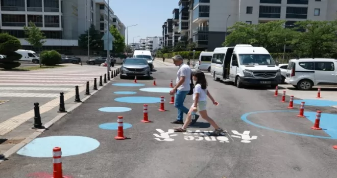 Bursa Osmangazi’de sokaklar çocuklar için dönüştü