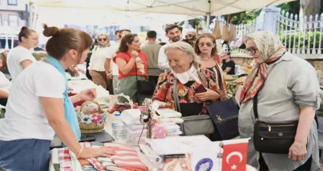 Bursa Osmangazi’de üreten kadınlara özel sokak