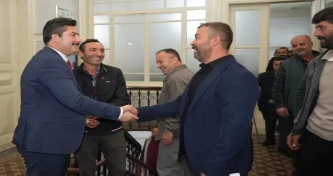 Bursa Yenişehir’de Mahmudiye sakinlerinden Başkan Özel’e ziyaret