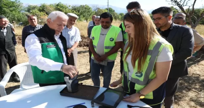 Bursalı çiftçiye Büyükşehir’den bilimsel destek