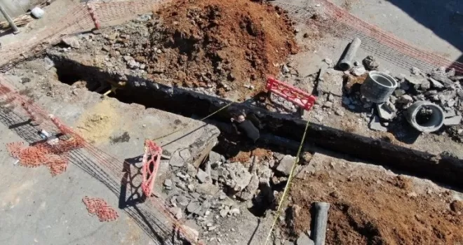 Büyükada’da İSKİ kazısında tarihi keşif
