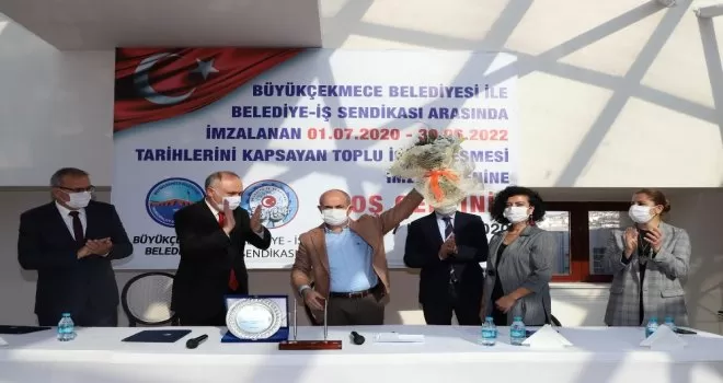 Büyükçekmece Belediyesi’nde toplu iş sözleşmesi sevinci
