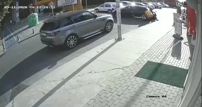 Büyükçekmece’de kan donduran kaza kamerada

