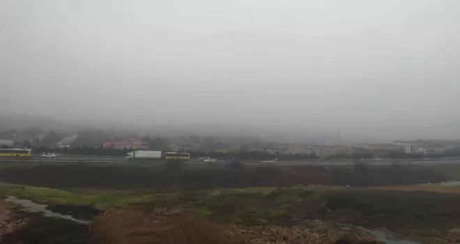 Büyükçekmece’de yoğun sis
