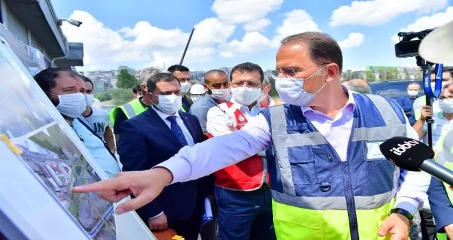 Çalık, projeleri İmamoğlu ile yerinde inceledi
