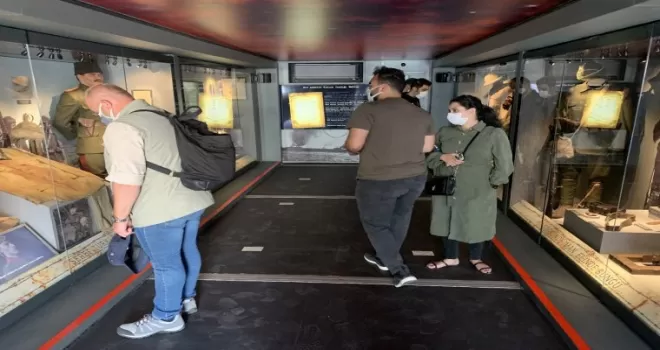 Çanakkale savaşları mobil müzesi Beyoğlu’nda
