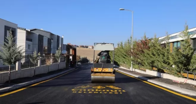 Çankaya Belediyesi asfalt sezonunu başlattı
