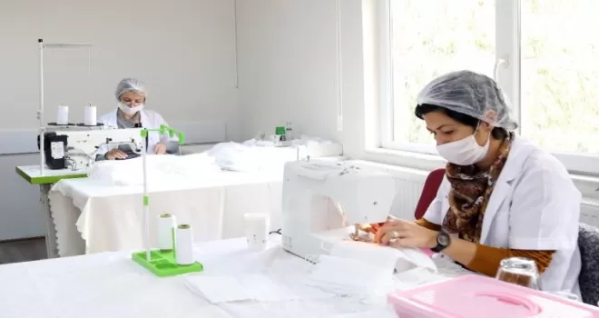 Çankaya Belediyesi maskesini kendi üretiyor
