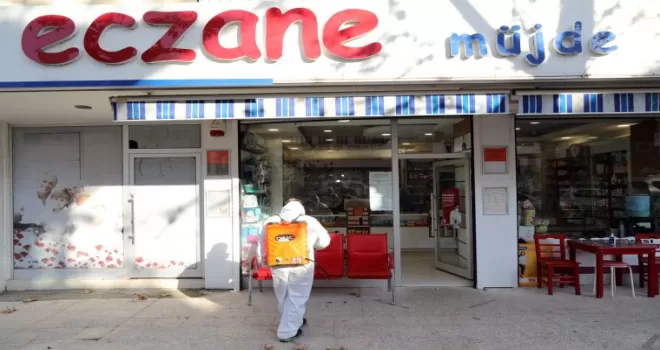 Çankaya’da dezenfekte çalışmaları tüm hızıyla devam ediyor
