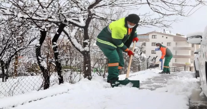 Çankaya’da kar seferberliği
