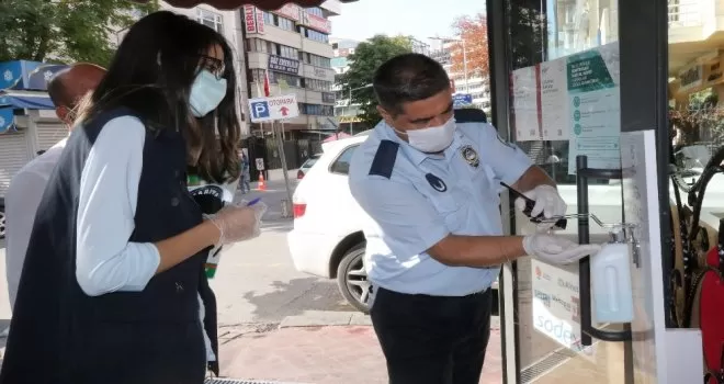 Çankaya’da pandemi denetimleri sürüyor
