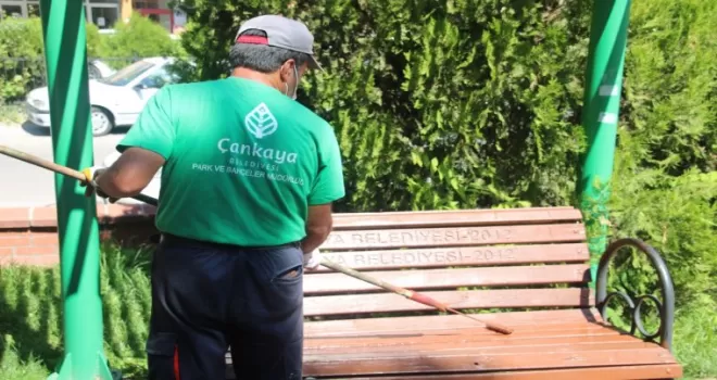 Çankaya’da parklar yenileniyor

