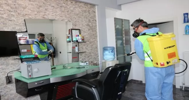 Çankaya’dan 21 bin 908 noktada dezenfeksiyon
