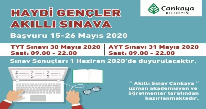 Çankaya’dan gençlere 19 mayıs armağanı “akıllı sınav”
