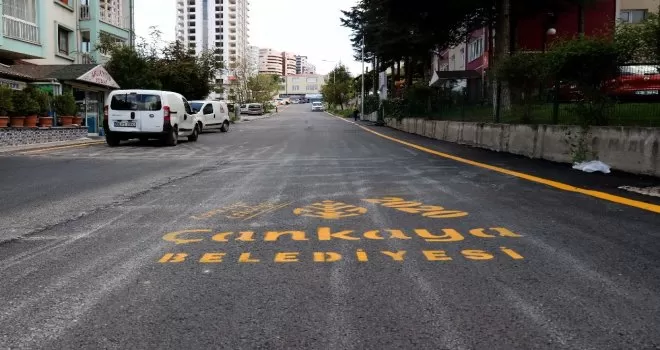 Çankaya’dan sezonun ilk asfaltı
