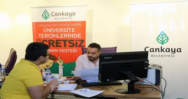 Çankaya’dan üniversite tercihlerinde ücretsiz hizmet
