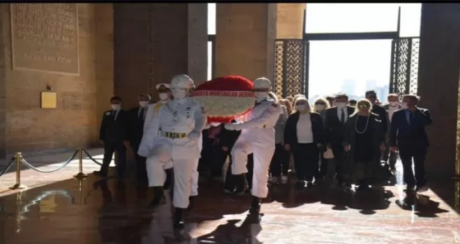 Çankaya İlçesi Muhtarlar Derneği’nden Anıtkabir ziyareti
