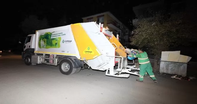 Çankaya temizlik nöbetinde
