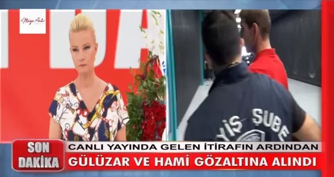 Canlı yayında şok itiraf sonrası gözaltı
