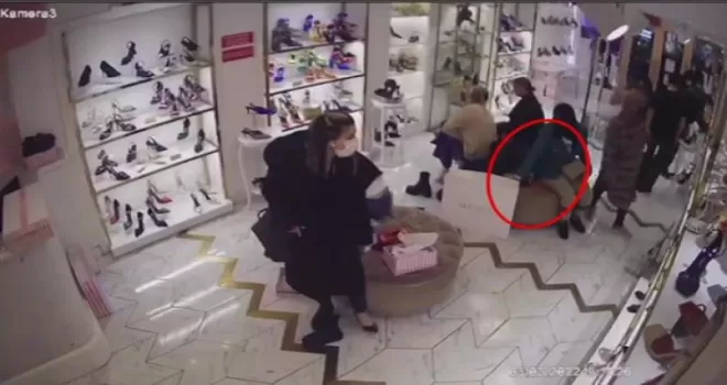 Çanta hırsızı kadınlar kamerada
