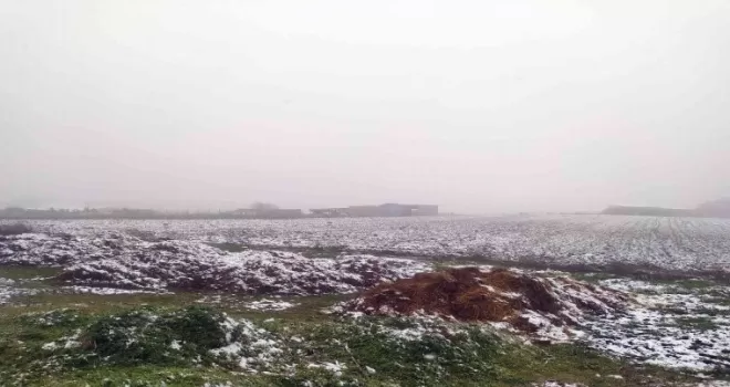 Çatalca’da kar yağışı
