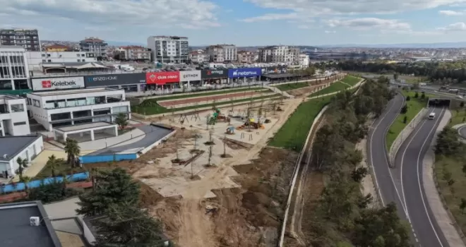 Çayırova’da FSM Parkı’nda çalışmalar hızla sürüyor