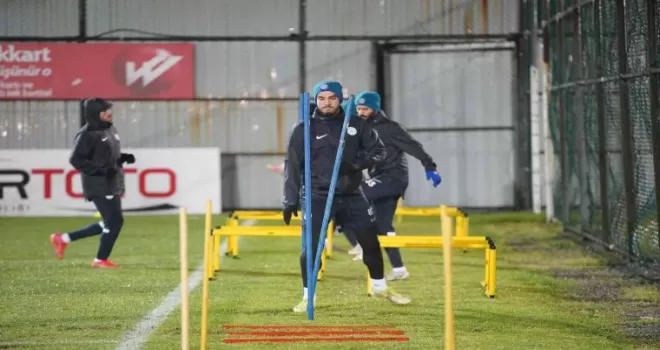 Çaykur Rizespor, Beşiktaş maçına hazırlanıyor
