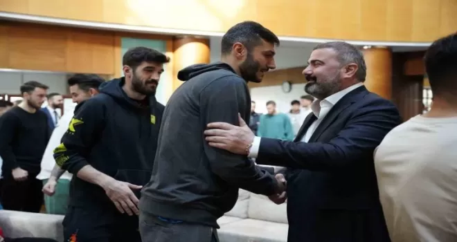 Çaykur Rizespor’da bayramlaşma töreni
