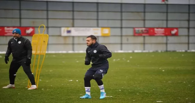 Çaykur Rizespor, Trabzonspor maçı hazırlıklarını sürdürdü
