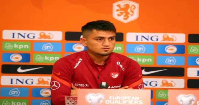 Cengiz Ünder: "Dört gözle Hollanda maçını bekliyoruz
