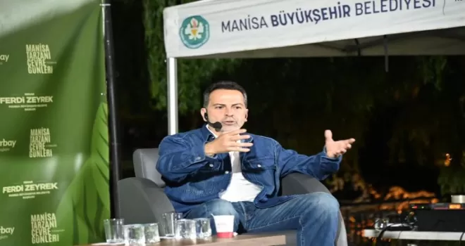 Çevre savunucusu Nasuh Mahruki Manisalılarla buluştu