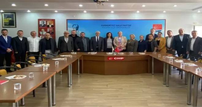 CHP Edirne’den Keşan İlçe Başkanlığı’na ziyaret