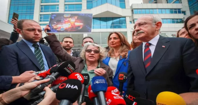 CHP Lideri Kılıçdaroğlu, Et ve Süt Kurumu Genel Müdürlüğüne gitti
