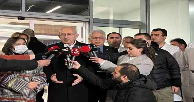CHP lideri Kılıçdaroğlu: “Türkiye’nin yüreği yanıyor”
