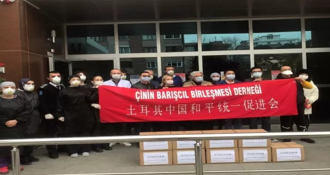 Çin’den Maltepe’ye 10 bin maske bağışı
