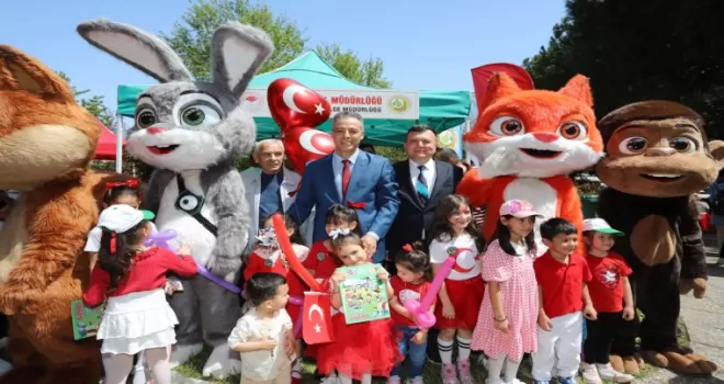 Çocuklara orman sevgisini ’Momo’ aşıladı