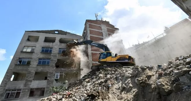 Çömlekçi’de yıkımlar yeniden başladı
