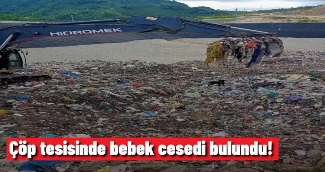 Çöp tesisinde bebek cesedi bulundu