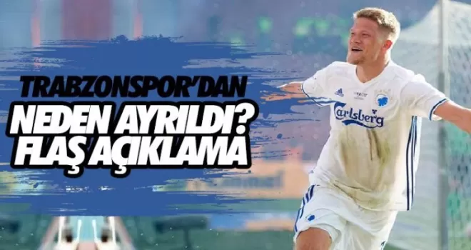 Cornelius Trabzonspor’dan neden ayrıldığını açıkladı!