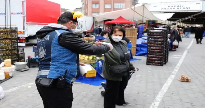 Covid-19 ile mücadele kapsamında zabıta timleri oluşturuldu
