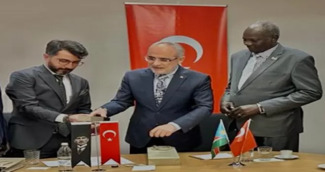 Cumhurbaşkanı Başdanışmanı Topçu Güney Sudan heyetini kabul etti
