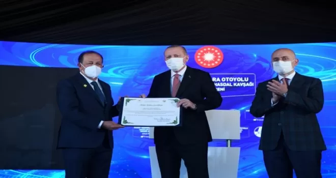 Cumhurbaşkanı Erdoğan adına hatıra ormanı kuruldu
