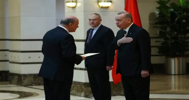 Cumhurbaşkanı Erdoğan, Arnavutluk Büyükelçisini kabul etti
