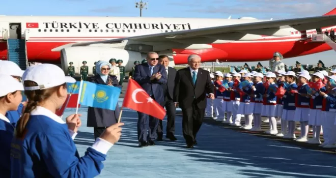 Cumhurbaşkanı Erdoğan Astana’da