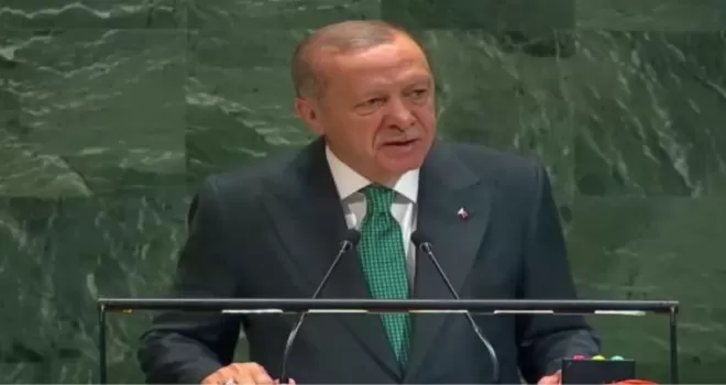 Cumhurbaşkanı Erdoğan, BM’de Filistin’e destek çağrısı yaptı