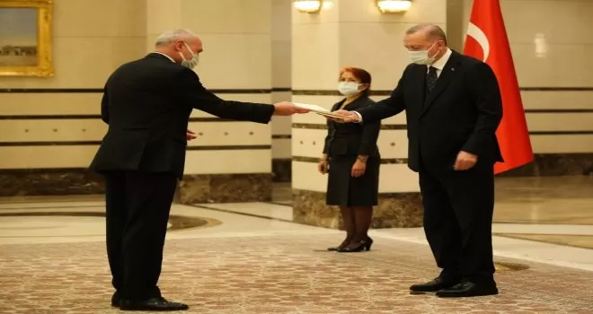 Cumhurbaşkanı Erdoğan, Çekya Büyükelçisini kabul etti
