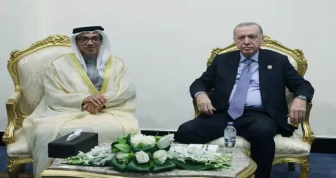Cumhurbaşkanı Erdoğan’dan Mısır’da diplomasi trafiği