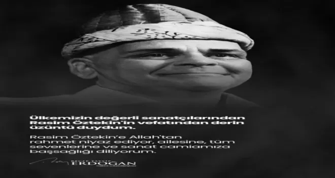 Cumhurbaşkanı Erdoğan’dan Rasim Öztekin paylaşımı
